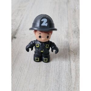 Gray firefighter 2 crew member‎ toy figure